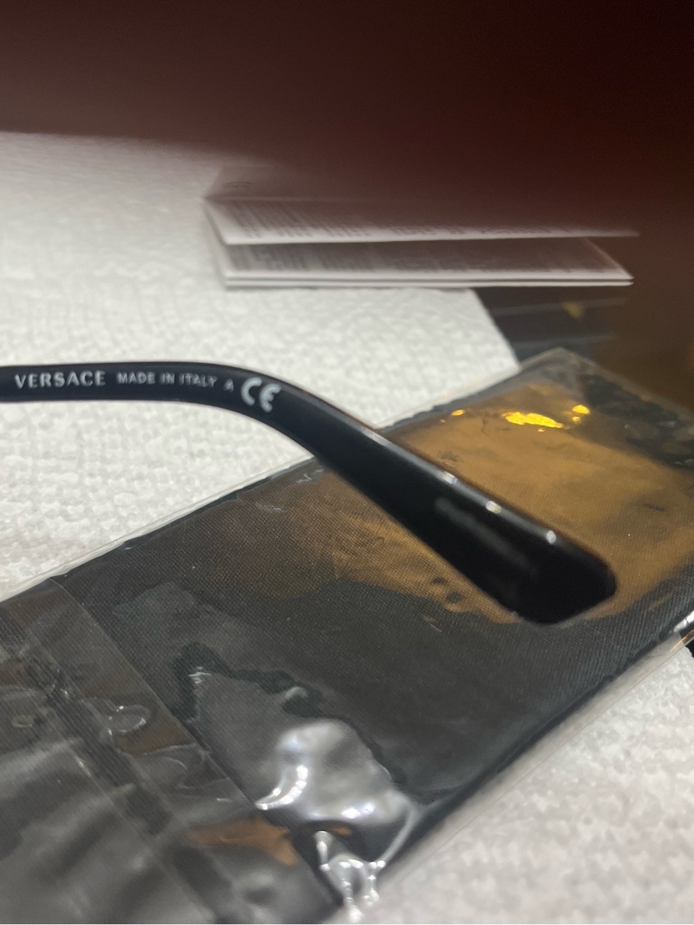 NIB Versace Rhinestone Sunglasses - Picture 5 of 11